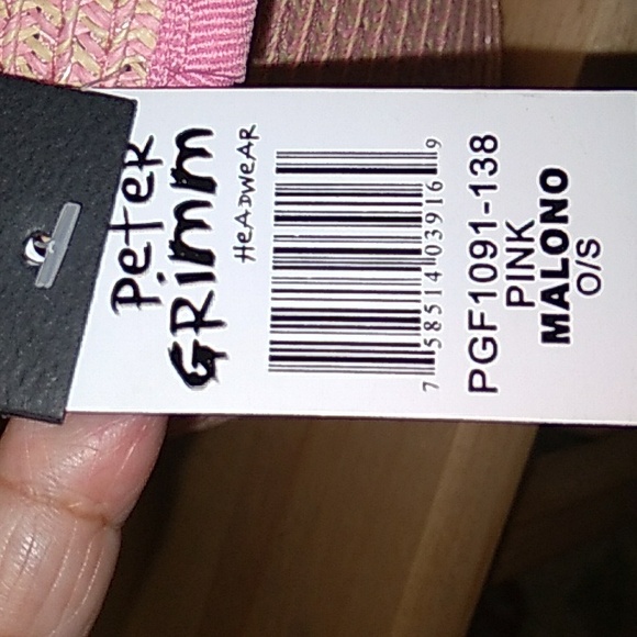 Peter Grimm Fedora, pink, OS, 100% Natural Fibers NWT - Picture 9 of 14